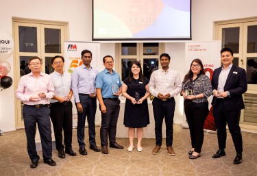Employees receive Long Services awards in Singapore