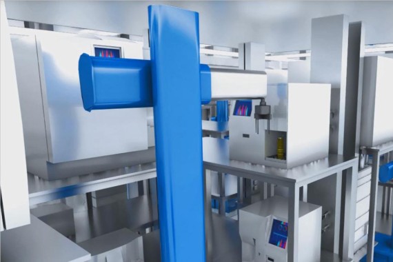 Robots for fully automated QC labs in pharma manufacturing 