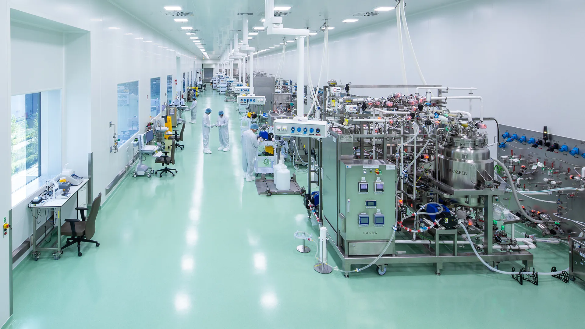 Pharmaceutical manufacturing area