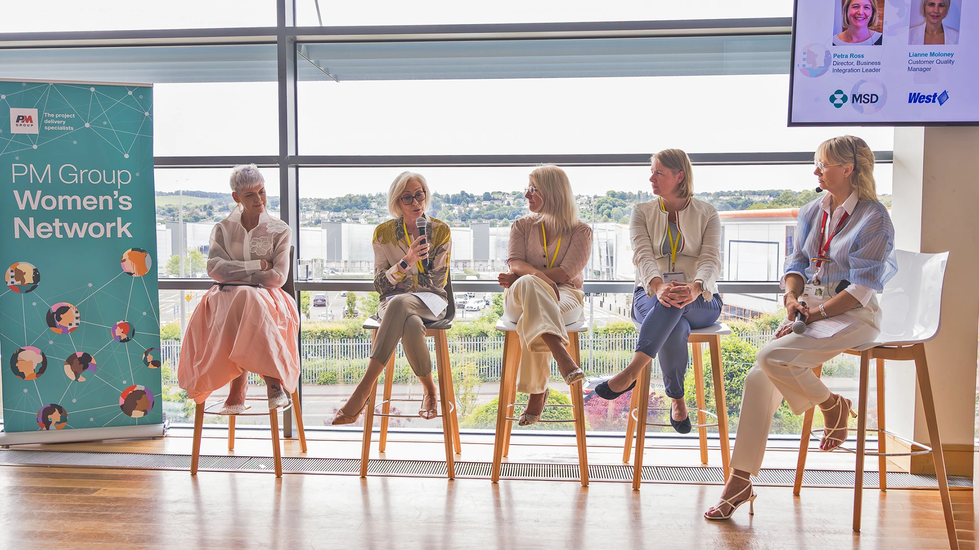 Panel Discussion participants at IWED event